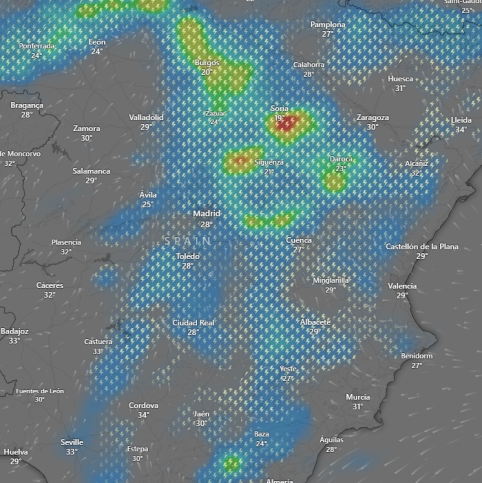 Severe Weather in Spain(30 August